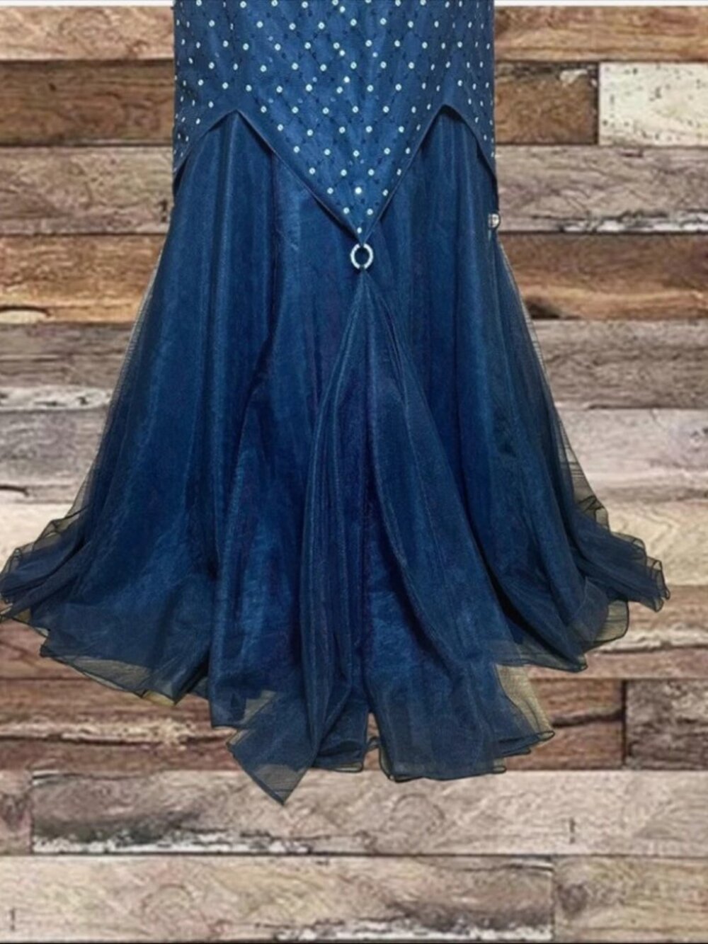 y2k Paris by Mon Cheri Formal Black Mermaid Gown Sz 8 - Picture 8 of 12